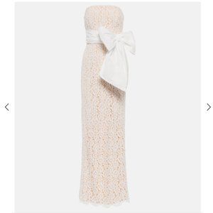 REBECCA VALLANCE - Bridal Floria bow-trimmed lace gown